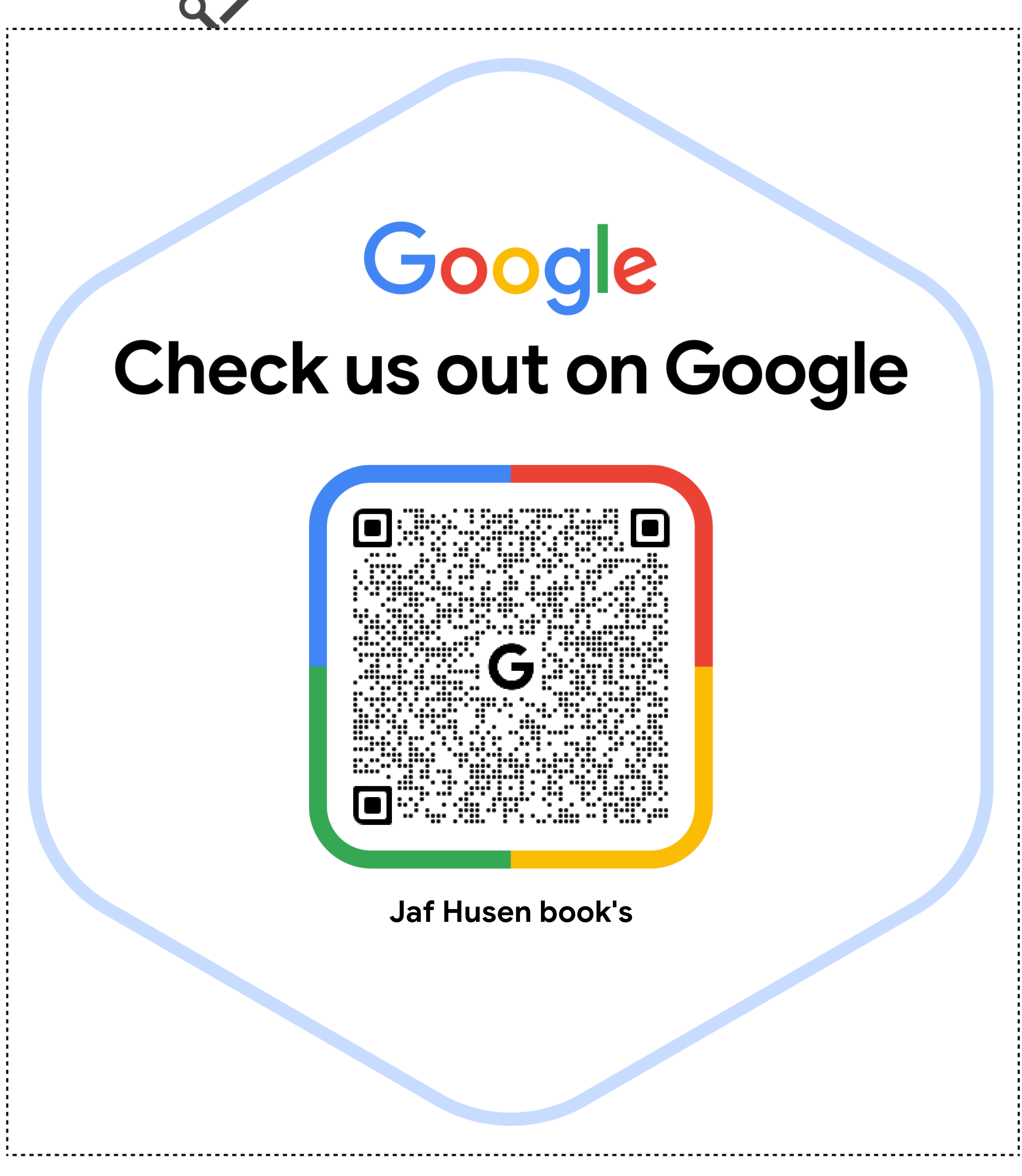 Official Google QR code for JAF HUSEN BOOKS